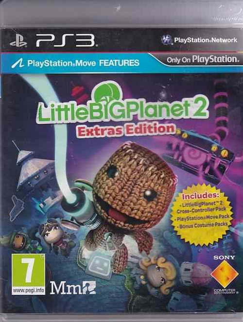 LittleBIGPlanet 2 Extras Edition - PS3 (B Grade) (Genbrug)